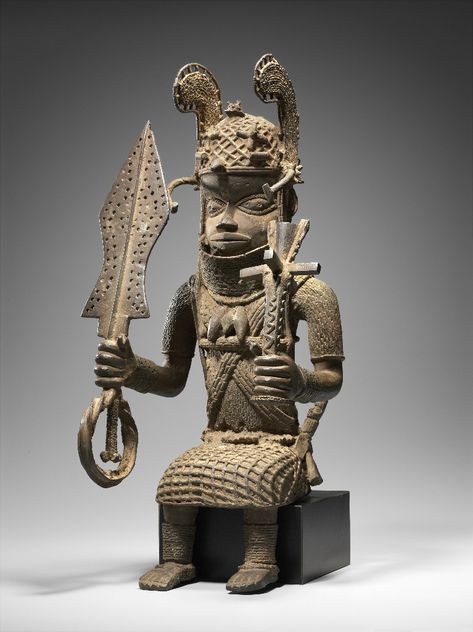 Edo Figure, Benin, Nigeria Boston Museums, Afrique Art, Afrikaanse Kunst, African Sculptures, Africa Art, African Masks, African History, African Culture, Ancient Civilizations