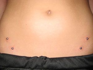 Why? Behind Tattoo, Back Dermals, Hip Dermal Piercing, Back Dermal Piercing, Hip Piercings, Hip Piercing, Anchor Piercing, Piercing Chart, Surface Piercing