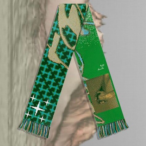 Look what I just found on Depop 🙌 https://depop.app.link/dCy2DdhL3lb Football Scarf Design, Y2k Sparkle, Graphic Scarf, Football Scarf, Printed Scarves, Sparkle Design, Poster Layout, Patterned Scarves, Band Merch