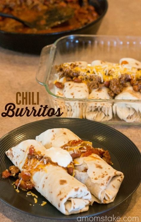 Chili Cheese Burrito Recipe, Cheese Burrito Recipe, Chili Burritos, Leftover Chili Recipes, Chili Cheese Burrito, Southwestern Food, Cheese Burrito, Fun Kids Activities, Leftover Chili