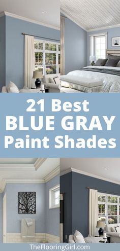 Light Grayish Blue Paint Colors, Blue Interior Paint Living Room, Farmhouse Blues Paint, Slate Blue Grey Paint, Gray Blue Bedroom Paint, Indigo Paint Color Bedroom, Farmhouse Blue Gray Paint Colors, Interior Paint Blue, Blue Paint Room Ideas Bedrooms