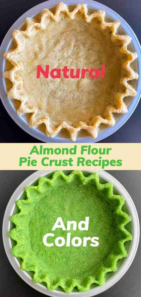 Almond Flour Pie Crust Recipe – Easy Sugar Free Pie Crust (Keto) Keto Pie Crust Almond Flour, Keto Pie Crust, Pecan Pie Crust Recipe, Crisco Pie Crust, Lard Pie Crust, Almond Flour Pie Crust, Healthy Pie Recipes, Sugar Free Pie, Keto Pecan Pie