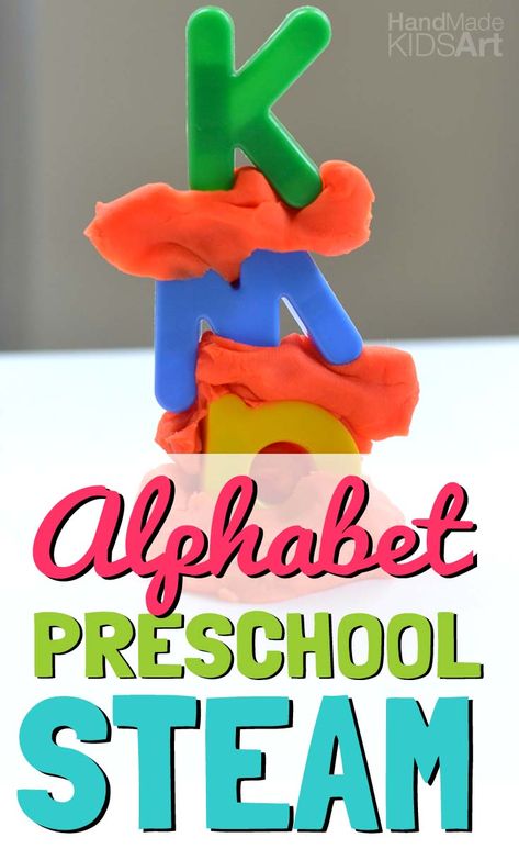 Easy Engineering for Preschoolers with Magnetic Letters - Kids STEAM Lab Math Activities For Preschoolers, Preschool Steam, Stem Activities Kindergarten, Engineering Challenges, Steam Lab, Pre-k Science, Stem Centers, Stem Building, Stem Activities Preschool