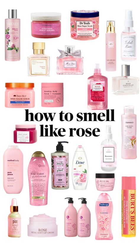 how to smell like rose — #fyp #rose Fragrances Perfume Woman, Basic Skin Care Routine, Bath And Body Works Perfume, Shower Skin Care, Body Smells, Perfect Skin Care Routine, Pretty Skin Care, Bath And Body Care, Body Care Routine