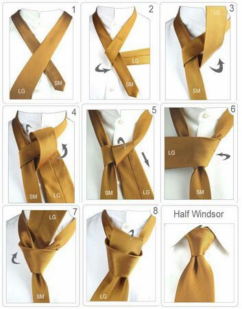 How To Tie A Tie, How To Tie A Necktie, Cool Tie Knots, Tie Knots Men, Simpul Dasi, Half Windsor, Tie A Necktie, Neck Tie Knots, Button Holes Wedding