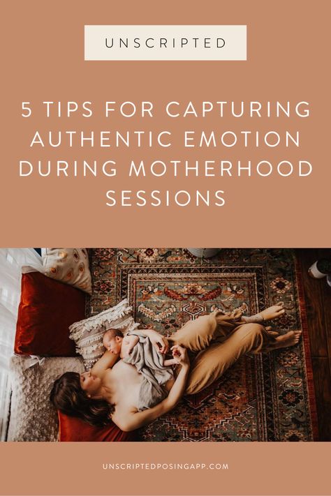 Top 5 Tips for Capturing Authentic Emotion During Motherhood Sessions by Unscripted Posing App. Alexis Fitzgerald shares how to bring our focus to the little details that are so often lost in the chaos of sleepless nights, tantrums, and diapers. Here she shares her top tips for a smooth and moving motherhood shoot. Check out our blog for more posing tips & photography education! #motherhoodphotography #motherhoodshoot #breastfeedingphotography #authenticmotherhood #motherhoodposes #posingw Bouidor Photography, Motherhood Photography, Posing Tips, Sleepless Nights, Photography Education, Blue Backdrops, Photo Projects, Photography Projects, Portrait Inspiration