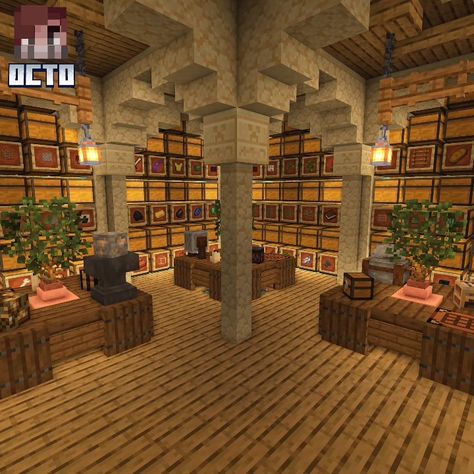 Minecraft Fireplace, Minecraft Storage Room, House Ideas Minecraft, Minecraft Storage, Minecraft Underground, Modern House Minecraft, Minecraft House Ideas, Case Minecraft, Minecraft Decoration