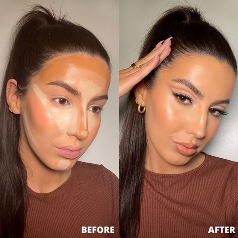 Suzanne Jackson, Blush Application, Light Concealer, Powder Contour, High Cheekbones, Pinterest Makeup, Oval Face Shapes, Contour Palette, Cream Concealer