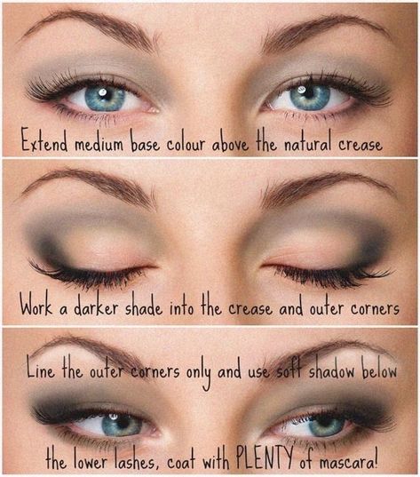 Mata Hooded, Makeup For Droopy Eyelids, Shadow Techniques, Makeup Hooded Eyes, Eyeshadow For Hooded Eyes, Teknik Makeup, Hooded Eye Makeup Tutorial, Hooded Eyelids, Droopy Eyelids