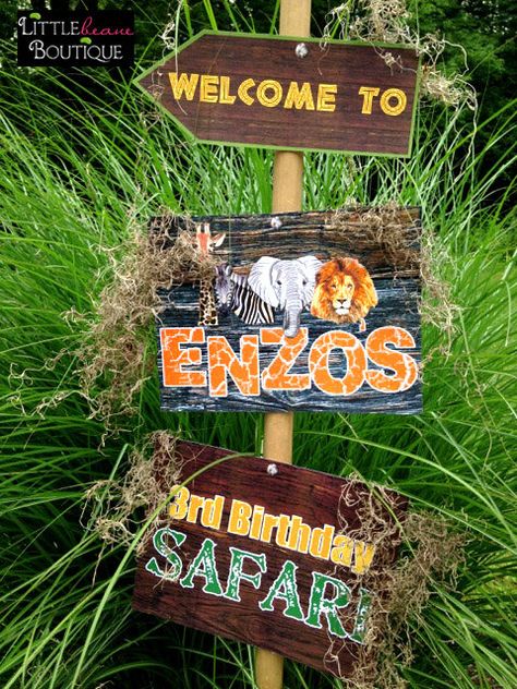 Printable Safari Jungle Signs, Welcome Signs,DIY, African Safari party signs, jungle party,Safari birthday party, Safari party Decorations Welcome Signs Diy, African Safari Party, Birthday Party Safari, Safari Party Decorations, Chi Bi, Jungle Theme Birthday Party, Jungle Party Decorations, Jungle Theme Birthday, Jungle Birthday Party