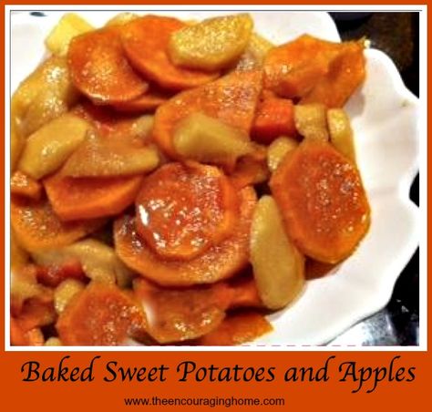 Sweet Potatoes And Apples, Potatoes And Apples, Recipes Potatoes, Autumn Foods, Sweet Potato Recipes Roasted, Potatoes Baked, Blueberry Dump Cakes, Crockpot Breakfast Casserole, Sweet Apples