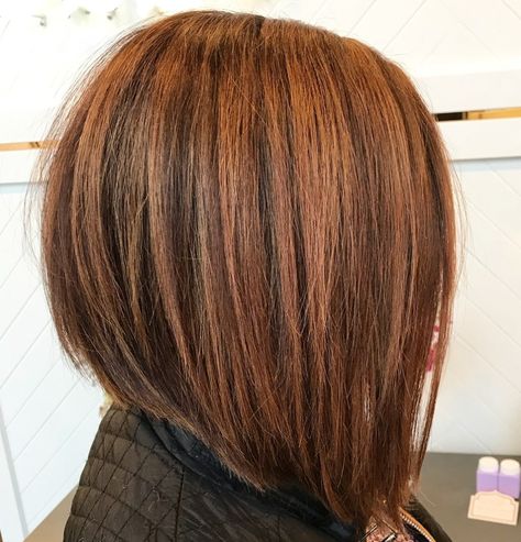 50 Latest A-Line Bob Haircuts to Inspire Your Hair Makeover - Hair Adviser Back Of Bob, Line Bob, A Line Haircut, Bob Wedding Hairstyles, Long Angled Bob, Inverted Long Bob, Line Bob Haircut, Angled Bob Haircuts, A Line Bob