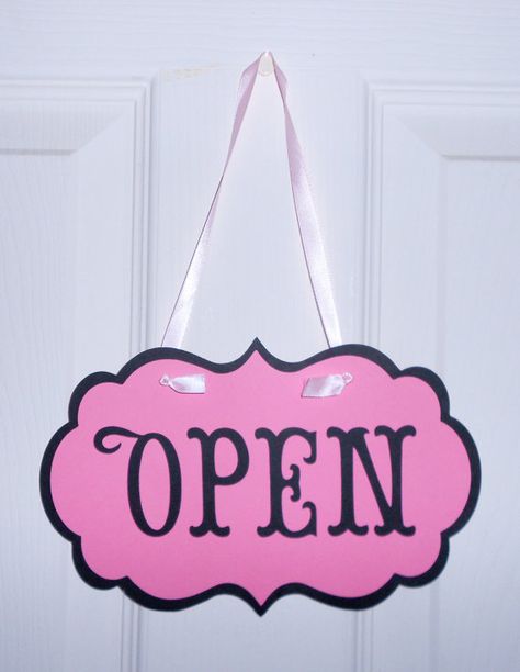 Closed Sign Business, Closed Sign, Store Sign, Sign Business, Vintage Style, Card Stock, Boutique