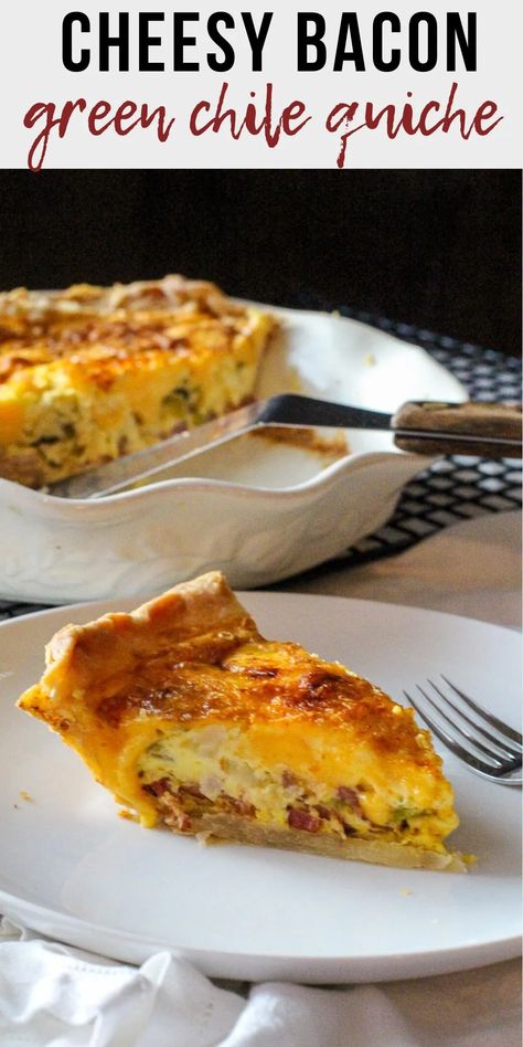 Green Chile Quiche, Best Breakfast Casseroles, Lake Meals, Breakfast Quiche Recipe, Breakfast Crowd, Eggs Dishes, Hatch Green Chili Recipe, Breakfast Quiche Recipes Easy, Hatch Chili Recipes