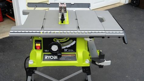 Ryobi Table Saw, Table Saw Reviews, Table Saw Stand, Ryobi Tools, Used Woodworking Tools, Engineering Tools, Table Saws, Milwaukee Tools, Extension Table