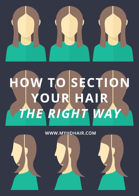 Knowing how to Section Your Hair correctly is one huge step ahead when Colouring or Colour Removing your Hair. It also comes in hand when blow drying and straightening.