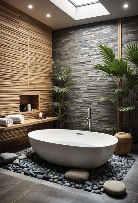 Earthy Modern Bathroom, Earthy Coastal, Earthy Bathroom, Zen Bathroom, Bathroom Decor Luxury, Cozy Boho, Aesthetic Bathroom, Bathroom Redesign, Bathroom Design Decor