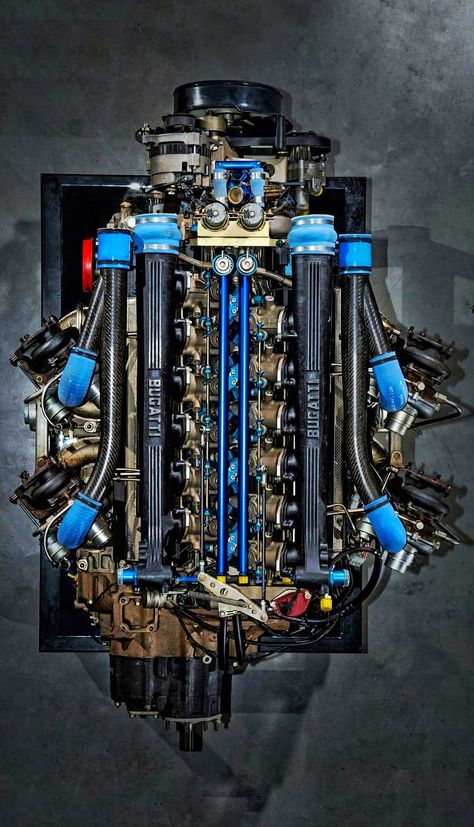 🤨°○ Bugatti EB110 Quad Turbocharged V12 Bugatti Engine, Cars Engine, Bugatti Eb110, Car Engines, French Cars, Custom Bobber, V12 Engine, Bugatti Cars, Performance Engines