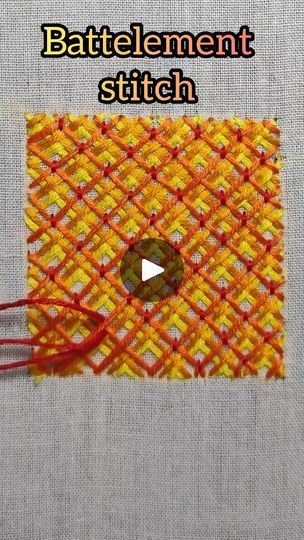 Couching Stitch, Stitch Family, Thread Art, Framed Fabric, Embroidery For Beginners, Free Embroidery, Embroidery Tutorials, Embroidery And Stitching, Easy Steps