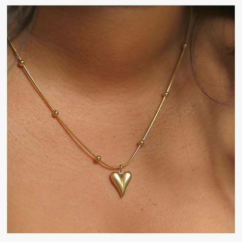 Heart Dainty Neckpiece 18k Gold Plated 304 STAINLESS STEEL WATER RESISTANT ANTI TARNISH HYPOALLERGENIC Visit our website or dm to buy! . . . . . . [heart dainty necklace, heart minimal anti tarnish necklace, anti tarnish jewellery, anti tarnish necklace, anti tarnish neckpiece, green emerald anti tarnish necklace, green emerald necklace, waterproof jewellery, hypoallergenic necklace, waterproof necklace new_life_designs, double layered necklace] Green Emerald Necklace, Waterproof Necklace, Hypoallergenic Necklace, Tarnished Jewelry, Necklace Green, Necklace Heart, Emerald Necklace, Waterproof Jewelry, Green Emerald