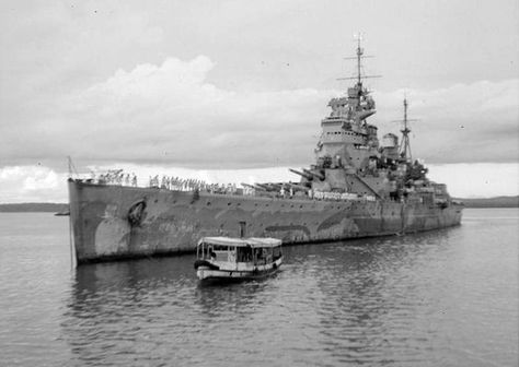 Battleship HMS Prince of Wales (53) flagship of Force Z for the Singapore naval base, Dec 2, 1941. Picture shows PoW in camouflage somewhere in a artic region unk location. (flickr.com) 01.2021 Hms Prince Of Wales, Hms Hood, Battle Ships, Royal Navy Ships, Capital Ship, King George V, Naval Force, Naval History, Royal Marines