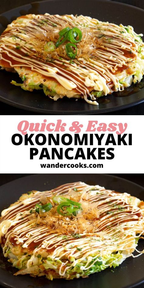 Japanese Waffle Recipe, Asian Cabbage Pancakes, Japanese Cabbage Pancake Recipe, Japanese Vegetable Pancake Recipe, Japanese Egg Pancake, Breakfast Recipes Asian, White Savory Food, Japanese Potato Pancake, Japanese Savory Pancake