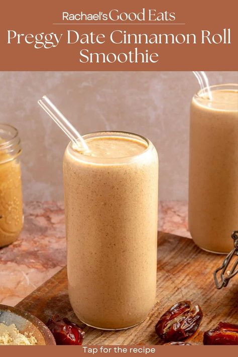 As a self-proclaimed smoothie queen (and registered dietitian), it was only right I came up with a signature smoothie recipe for all of us pregnant girlies. So, let me introduce you to my Preggy Date Smoothie. Tap for the recipe! Sick Smoothie Recipes, Whole30 Smoothie Recipes, 3rd Trimester Smoothie, Date Smoothies For Labor, Morning Sickness Smoothie, Vegan Protein Smoothie Recipes, Pregnancy Smoothie Third Trimester, Pregnancy Date Smoothie, Pregnant Smoothie Recipes