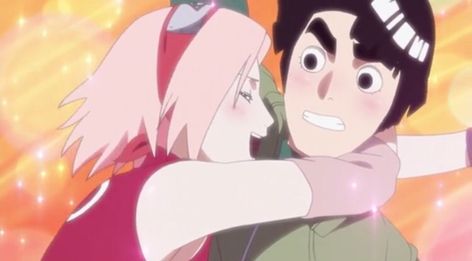 Sakura And Rock Lee Rock Lee Naruto, Lee Naruto, Kids In Love, Naruto Couples, Rock Lee, Anime Base, Naruto Ship, Naruto Pictures, Word Find