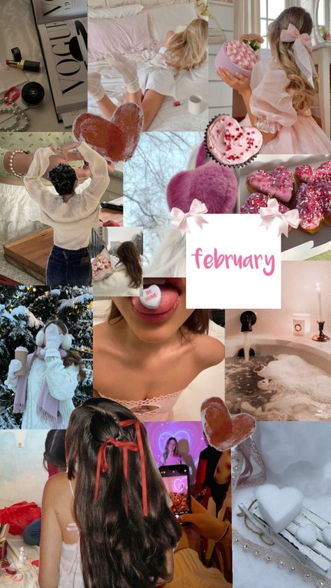 #february #februarygirl February 💗✨💌🧺🌷 February Birthday Ideas, Birthday Month Aesthetic, February Core, February Birthday Party Ideas, January Aesthetic, February Aesthetic, February Girl, Valentines Aesthetic, February Gift