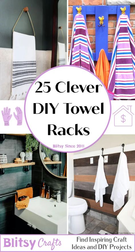 Pvc Pool Towel Rack, Towel Holder Ideas, Diy Towel Holder, Towel Rack Ideas, Hand Towel Holder Ideas, Towel Hanging Ideas, Ideas For Small Bathroom, Outdoor Towel Rack, Towel Holder Diy