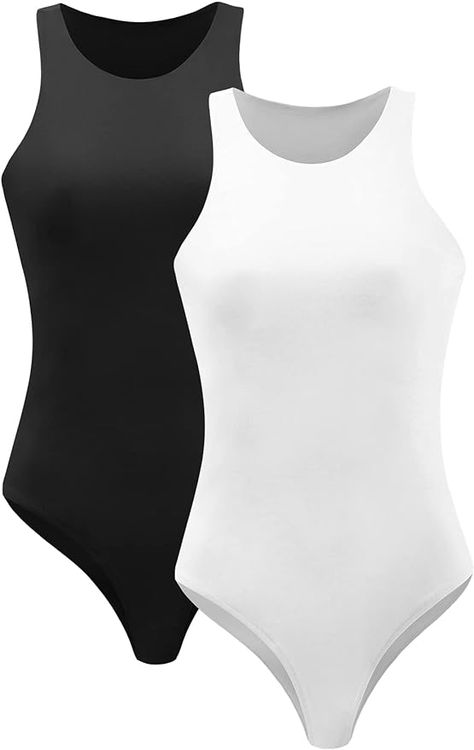 Degkim sexy bodysuit for women Halter Neck shapewear bodysuits Trendy Tank Tops pack Halter Neck Bodysuit, Trendy Tank Tops, Athletic Build, Shape Wear, Shapewear Bodysuit, Apple Shaped, Women Halter, Amazon Women, Body Suit