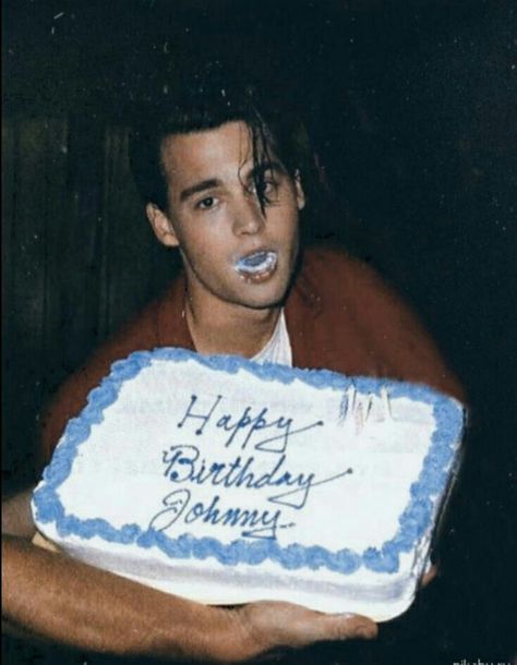 Happy Birthday Johnny Depp, Johnny Depp Happy Birthday, Young Johnny Depp Aesthetic, Johnny Depp 90s Aesthetic, Johnny Depp Aesthetic, Johnny Depp Birthday, Johnny Depp Young, Johnny Depp Poster, Happy Birthday Johnny