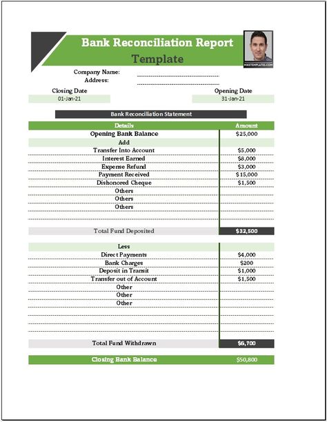 How to create a bank reconciliation statement? here is the predesigned format and steps for you to prepare a professional bank reconciliation report statement in no time. it is a complete guide to bank reconciliation formula. To download this and other quality design Xls and Word templates layout visit mike templates. #edit #printable #templates #xlsx #word #pdf #googledocs Bank Reconciliation Statement Format, Bank Reconciliation Statement, Accounting Background, Bank Reconciliation, Templates Edit, Word Templates, Template Word, Printable Templates, Report Template