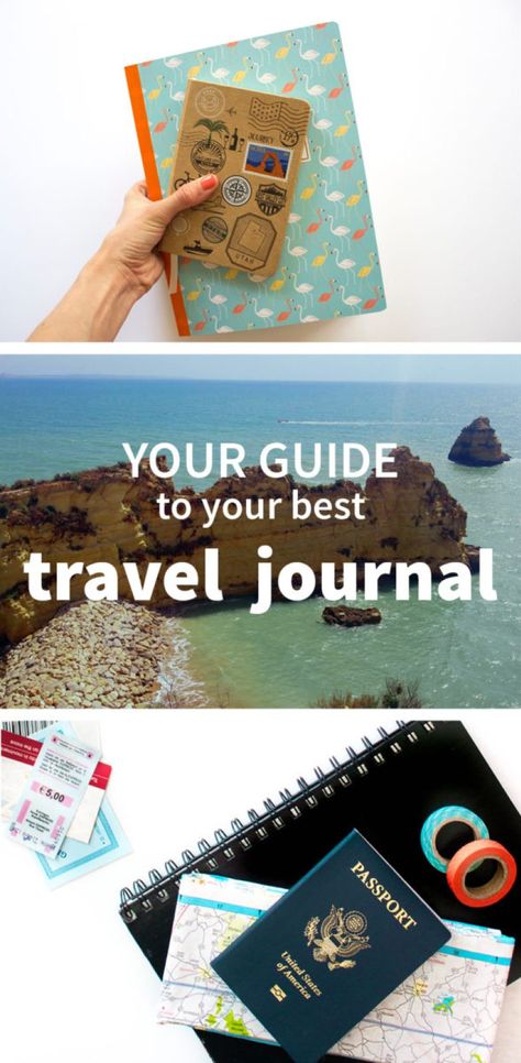 Your Best Travel Journal - Where to Buy, Journal Prompts & More Travel Journal Prompts, Best Travel Journals, Journal Travel, Unique Journals, Travel Diy, Travel Memories, Travel Scrapbook, Travel Tattoo, Travel Diary