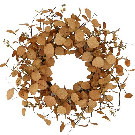 PRICES MAY VARY. Unique Design : This Fall wreath is made of silk which can be used all year round.This Autumn front door wreath is decorated with a full circle of orange eucalyptus Leaves,dry vine branches,Seed branches make the wreath more nature and alive. Perfect Size : maximum size of Fall wreath is 20" when open and adjust branches to nature. the inner diameter is about 10", perfect size for indoor and outdoor. Versatile Decor ：This Fall wreath is suitable for front door, wall, indoors,out Fall Door Entry Decor, Wreaths For Bedroom Wall Decor, Western Front Door Decor, Small Fall Wreaths, Tasteful Fall Decor, Minimalist Fall Wreath, Modern Fall Wreaths For Front Door, Fall Entrance Decor, Fall Decor For Fireplace