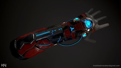 ArtStation - Beyond Measure Energy Gauntlet , Hrishikesh Varaskar Power Gauntlet Concept Art, Magic Gauntlet Concept Art, Futuristic Gauntlet, Scifi Gauntlet, Sci Fi Gauntlets Concept Art, Futuristic Watches, Htc Vive, Sci Fi Tech, Futuristic Armour