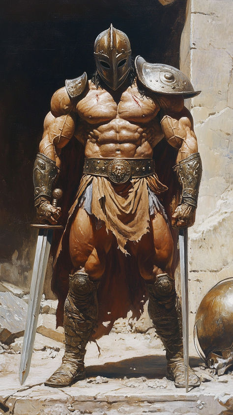 Chivalry 2 Art, Gladiator Concept Art, Gladiator Character Design, Gladiator Art, Predator Alien Art, Masculine Art, Warrior Concept Art, Roman Warriors, Gym Art