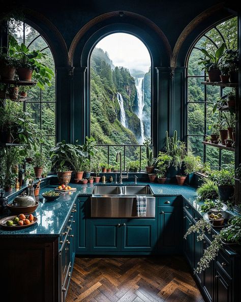 230327 - boho botanical maximalism; set in #midjourney v5 . lush plants are the lifeblood of these maximalist oases, with monstera… | Instagram Maximalist House, Maximalist Home, Fantasy House, Dream House Interior, Boho Chic Decor, House Goals, Dream Rooms, Dream House Decor, Home Room Design