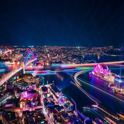 Vivid Sydney 2023: Your Guide to the Epic Events Lighting Up Sydney this Winter Vivid Sydney, Australia Country, Visit Sydney, Sydney City, Air New Zealand, The Blue Mountains, Booking Hotel, Best Places To Travel, South Wales