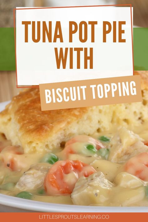 Tuna Casserole With Biscuits, Tuna Helper Tuna Pot Pie, Tuna Ala King, Tuna Fish Recipes Canned Easy, Creamed Tuna Over Biscuits, Tuna Pot Pie Recipes, Dinner Ideas With Canned Tuna, What To Make With Canned Tuna, Tuna Dishes Canned