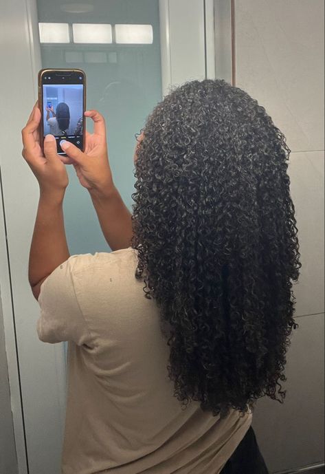 @chaleehc 💓 long curly hair Curly Long Hair Black Women, Long Healthy Natural Hair Black Women, Curly Hairstyles For Black Women Long, Black Women Healthy Hair, Long Natural Black Women Hair, Healthy Curly Hair Vision Board, Long Curly Hair Black Women Natural, Healthy Curly Hair Black Women, Long Black Natural Hair