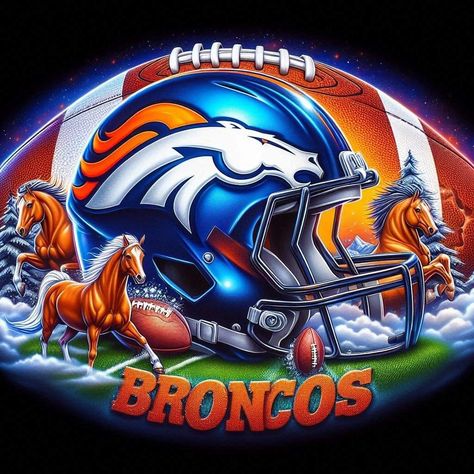 Denver Broncos Art, Watch Backgrounds, Denver Broncos Logo, Nfl Football Pictures, Nfl Football Art, Broncos Logo, Go Broncos, Denver Broncos Football, Broncos Football