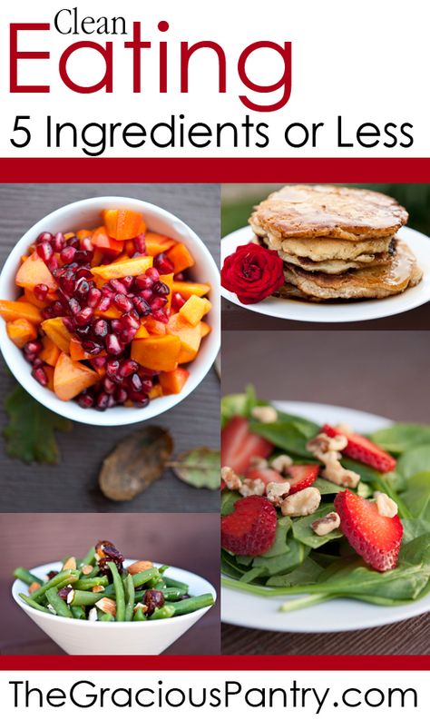 5 Ingredients or Less. Clean eating recipes simple and healthy 5 Ingredients Or Less, Different Foods, Fruit Recipe, 5 Ingredient Recipes, Recipes Simple, Healthy Clean Eating, Health Guide, How To Eat Paleo, 5 Ingredient