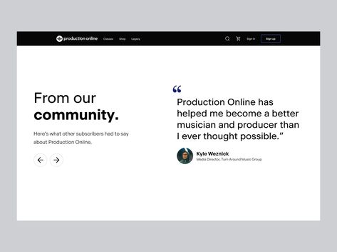 Testimonials Slider — Customer Stories by Vlad Radchenko on Dribbble Testimonial Page Design Website, Testimonials Ui Design, Website Testimonial Design, Reviews Web Design, Testimonials Web Design, Testimonial Template, Ball Squats, Volumetrics Diet, Bosu Balls