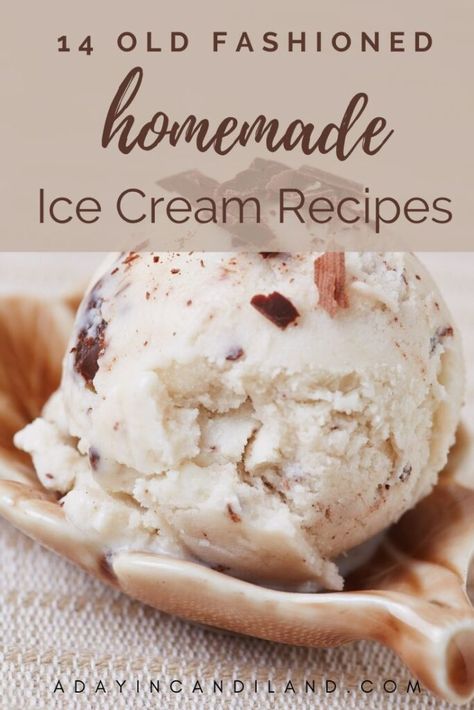 Old Fashioned Homemade Ice Cream, Homemade Ice Cream Recipes Machine, Ice Cream Maker Machine, Ice Cream Recipes Machine, Cuisinart Ice Cream Maker, Cuisinart Ice Cream, Recipes List, Old Fashioned Ice Cream, Ice Cream Drinks