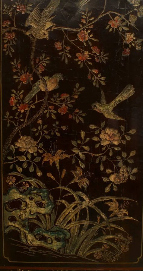 Coromandel Screen, Screen Painting, Witchy Wallpaper, Wallpaper Patterns, Phone Wallpaper Patterns, Pocket Doors, Planner Addicts, Chinese Art, Cool Wallpaper