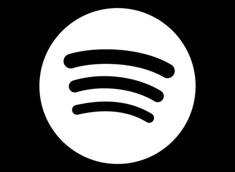 Spotify emblem App Icons Spotify, Spotify Logo, Snapchat Logo, App Ikon, Whatsapp Logo, Instagram Black Theme, Icon Design Inspiration, Black App, App Pictures