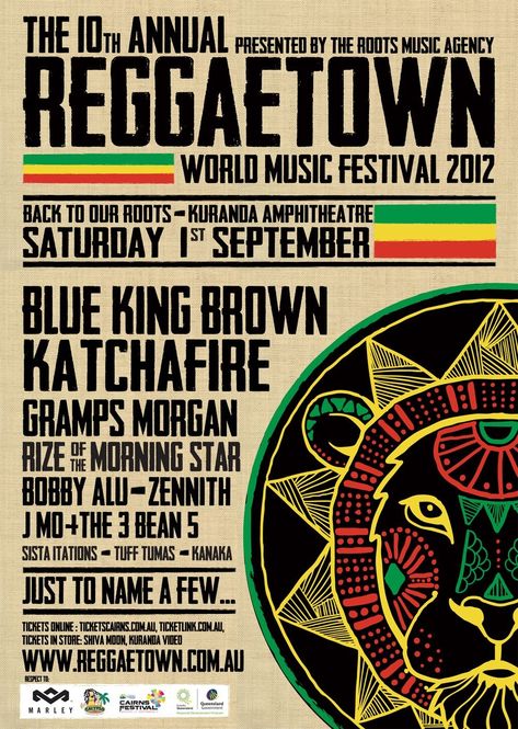 Reggae Festival, Festival Posters, Online Tickets, World Music, Music Festival, Festival, Music