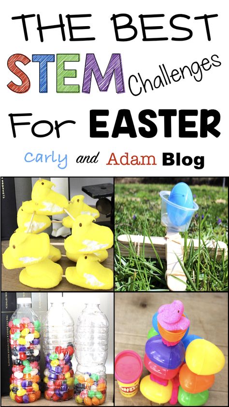 Classroom Stem Activities, Easter Stem Challenge, Easter Stem Activities, Spring Stem Activities, Easter Stem, Easter Science, Spring Lesson Plans, Easter Classroom, Easter Lessons