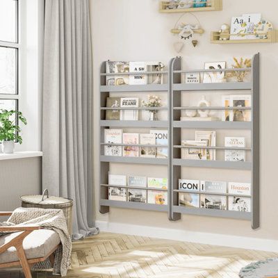 Ikea white shelves